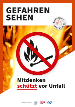 Plakat - Gefahren sehen